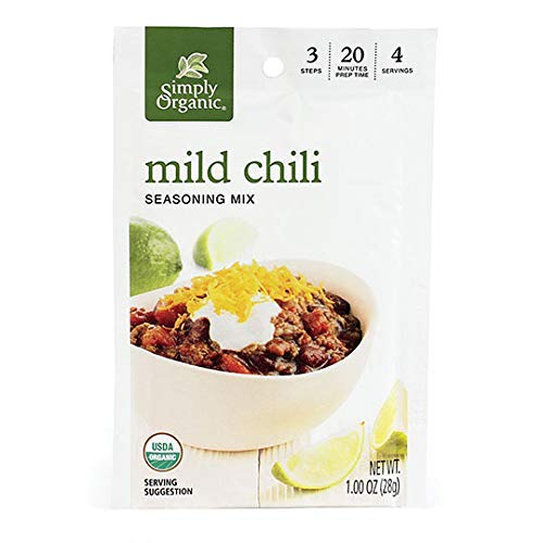 Simply Organic Seasoning Mx - Organic - Mild Chili - Case Of 12 - 1 Oz