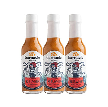 Barnacle Foods Bullwhip Kelp Hot Sauce | Made In Alaska | Kelp & Piri-Piri Peppers | Delicious Savory Umami Flavor & Heat | Pack