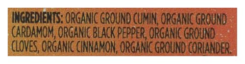 Whole Foods Market Organic Garam Masala Spice Blend - 1.9 Ounce, Aromatic Seasoning for Cooking