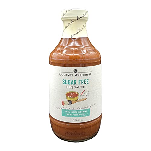Gourmet Warehouse No Sugar Added Ketchup And Sugar Free Bbq Sauce, Handcrafted In Small Batches Gluten-Free, Hfcs-Free, Keto Fri