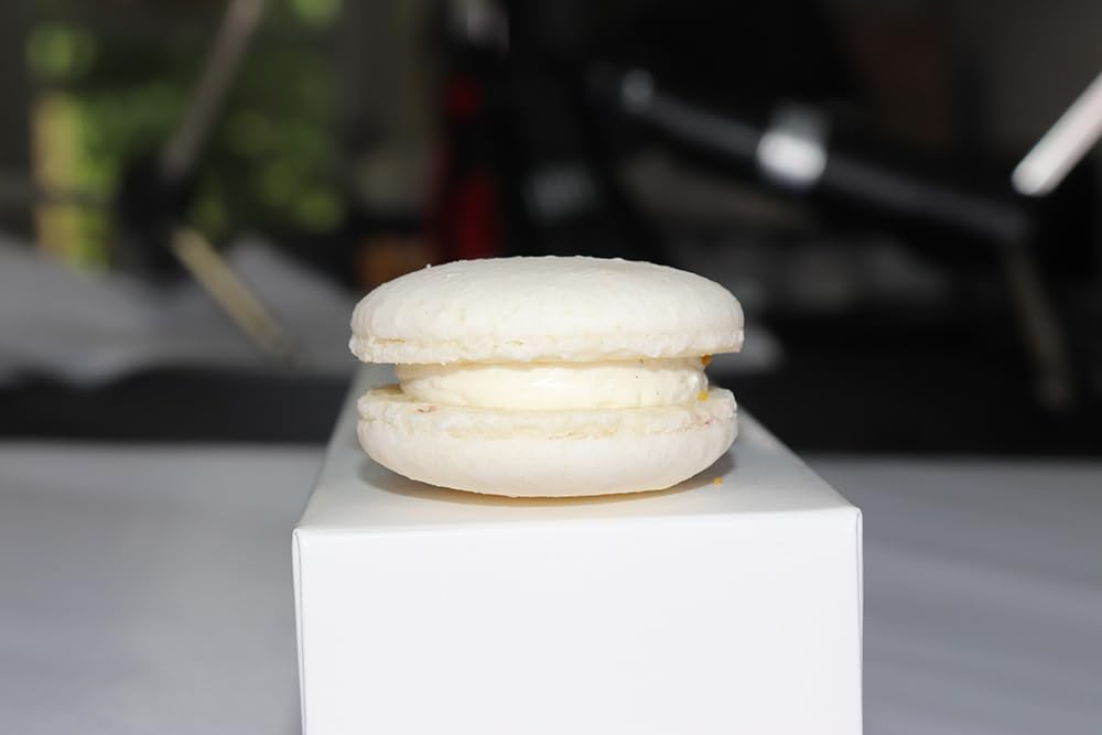 Macaron - Blue And White French Macarons, Gourmet Cookie Gift Box, Macaroon