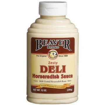Beaver Brand Deli Horseradish Sauce, 12-Ounce Squeezable Bottles (Pack of 2)