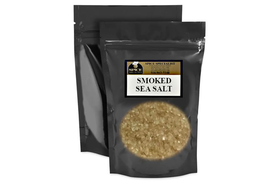 Spice Specialist Smoked Sea Salt - 16 Ounce Bag - Small & Bulk Options Available