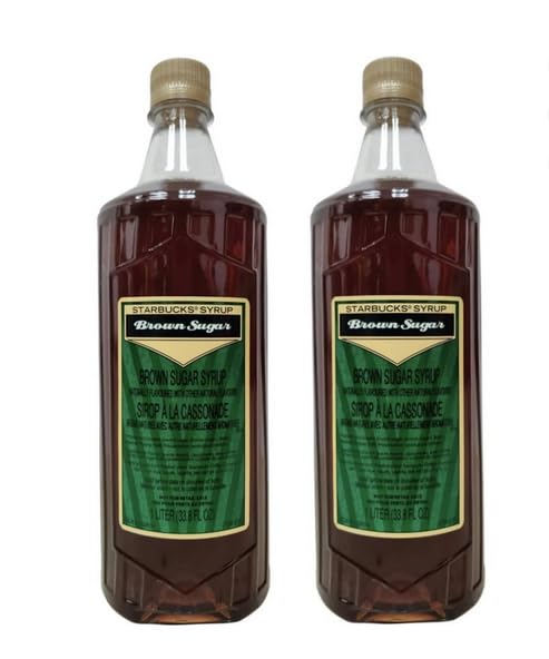 KK&A Collection Brown Sugar Syrup  2 Bottle Pack  33.8 Fl Oz Each  enhanced Coffee Flavoring for Lattes and Desserts  Liquid Form