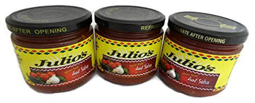 Julios Home Style Hot Salsa 11.5 Oz (Pack of 3)