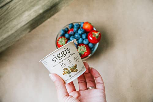 Siggis, High Protein Plant Based Blend Oz, Vanilla Cinnamon, 5.3 Ounce