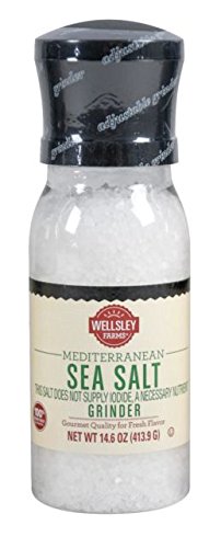 Wellsley Farms Mediterranean Sea Salt Grinder, 14.6 Ounce