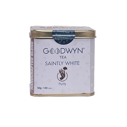 Goodwyn Saintly White Tea, Handpicked And Delicately Flavored White Tea, 50 Grams