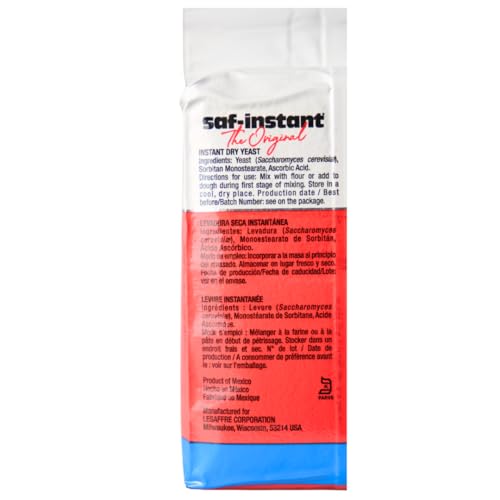 Saf-Instant Yeast Red Label Single 1 Lb (16Oz) Package