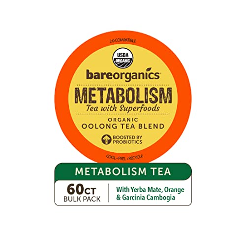 Metabolism Tea - Organic with Superfoods and Probiotics - 6 Pack