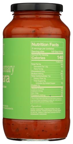 Sauz | Wild Rosemary Marinara (Single Jar) Thick & Creamy- Gluten-Free, Non-GMO, and 100% Delicious - Crafted in Small Batches f