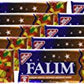 Falim Sugarless Plain Gum, Fruit Mix Flavoured, 20 Pack, 100 Pieces Each