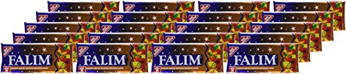 Falim Sugarless Plain Gum, Fruit Mix Flavoured, 20 Pack, 100 Pieces Each
