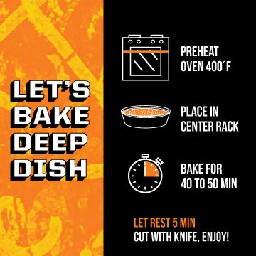 GINOS EAST OF CHICAGO Deep Dish Pizza 3 Pack - Sausage and Pepperoni Combo - 2 Pound