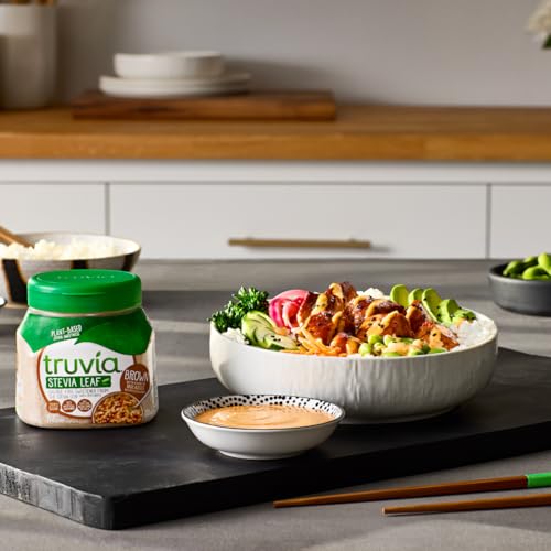 Truvia Calorie-Free Brown Spoonable Sweetener from the Stevia Leaf (9.8 oz Jar)