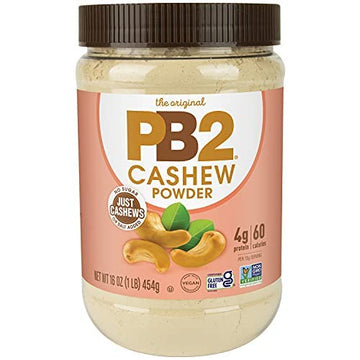 Pb2 Powdered Cashew Butter - Cashew Powder With No Added Sugar Or Salt [1Lb Jar]