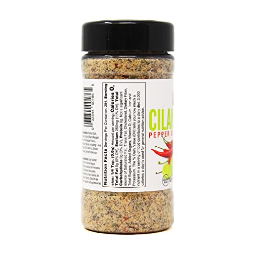 Badia Cilantro Lime Pepper Salt, 8 oz (Pack of 6)