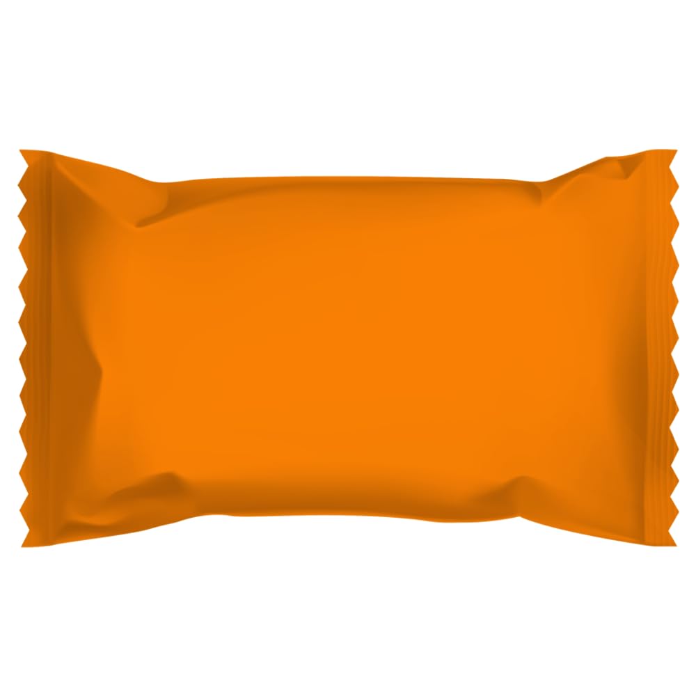 Party Sweets Orange And White Sports Mints By Hospitality Mints, Appx 300 Mints, 7-Ounce Bags (Pack Of 6)