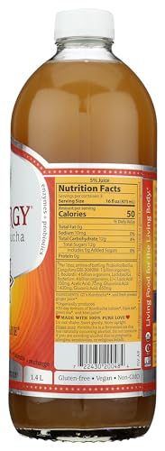 GTs Enlightened Synergy Organic and Raw Kombucha, Gingerade, 48 oz