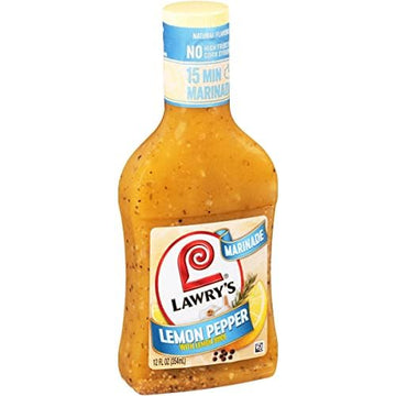 Lawry s Lemon Pepper with Lemon Juice Marinade, 12 fl oz (Pack of 6)