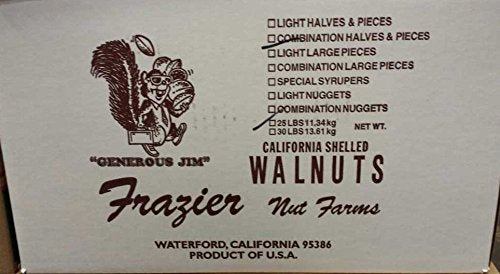 Walnut Halves & Pieces - 25 lb.