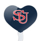 GRAPHICS & MORE Cupcake Picks Set of 6 Acrylic Heart Toppers Shippensburg University