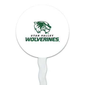 Utah Valley University Secondary Logo Cupcake Picks Toppers Decoration Set Of 6