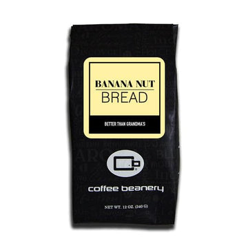 Banana Nut Bread Flavored Coffee, Specialty Arabica Coffee, Medium Roast, 12 ounce, Fine