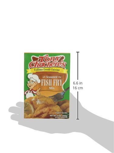 Tony Chachere'S Seasoned Fish Fry Mix, 10-Ounce Boxes (Pack Of 12)