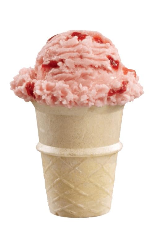 Joy Mini cups Miniature Ice cream cones For Kids Desserts cupcake cones cake Pops 42 count (1 Box42 cones)