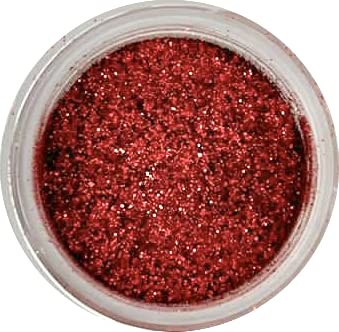 RUBY RED Luxury Cake Disco Diamond Dust, 6 grams for Cakes, Cupcakes, Cookies, Icing, Chocolate Wedding Party Baking Cupcake Coo
