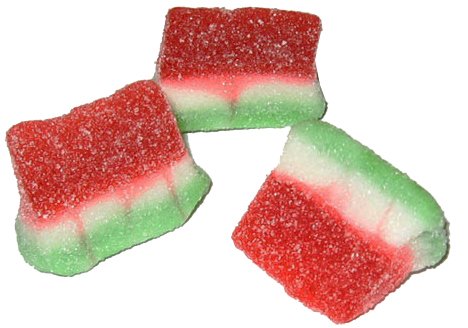 Kervan Candy Watermelon Slices Bulk Gummy Candy - 5 Pound Bag - Fruity & Sweet Gift Snacks For Kids - Party Size