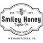 Smiley Honey 100% Tupelo Honey, Rare, Raw and Unfiltered, Certified Kosher (8oz)