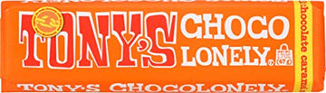 Tonys Chocolonely Caramel Sea Salt Milk Chocolate Bar 1.7 Oz.