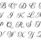 Hortense B. Hewitt Wedding Accessories Script Initial Cake Top, Letter Y