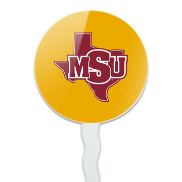 Midwestern Sate Secondary Logo Cupcake Picks Toppers Decoration Set Of 6