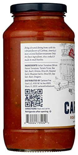 CARBONE Roasted Garlic Pasta Sauce, 24 OZ