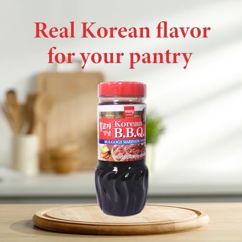 Wang Bulgogi Marinade, Sweet and Quick Fire Flavor, Korean Barbeque Sauce, 29.63 Ounce