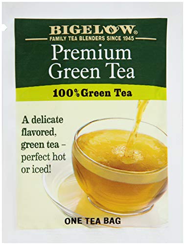 Bigelow Tea Green Tea 60 Count (Case Of 6), Total 360 Tea Bags, Premium Blend Bulk Box Green Tea, Caffeinated