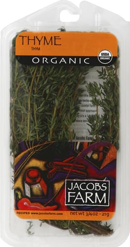Jacobs Farm Organic Thyme, .75 Oz Clamshell