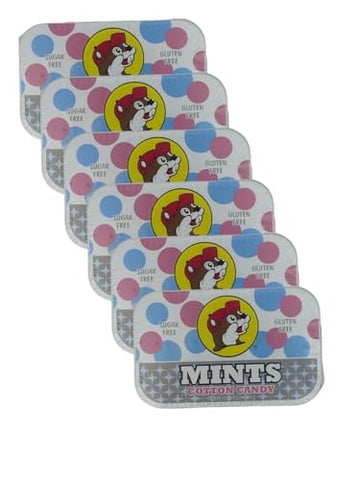 Buc-ee's Fresh Breath Mints - Sugar-Free, Gluten-Free, Long-Lasting Breath Freshener, Strong Mouth Watering Mints for Dry Mouth,