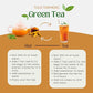 Tea Leaf & Co. Turmeric Tulsi Green Tea - Herbal Blend with Peppermint - 100 Teabags (7.055oz/200gm) - Low Caffeine & Vegan