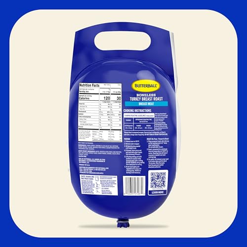 Butterball, Frozen Boneless Turkey Breast Roast with Gravy Packet, 3lbs.