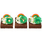 Primary Rabinow Edible Sugar Cake Toppers, 12 Count