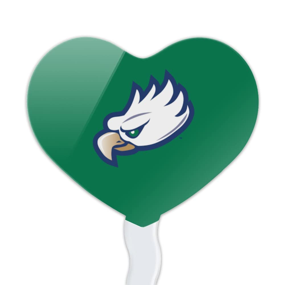 GRAPHICS & MORE Cupcake Picks Set of 6, Heart Decoration, Acrylic, Florida Gulf Coast University, One Size, Model CUPCAKE.HEART.CLCFGC.Z008422