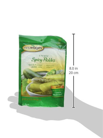 Mrs. Wages Hot Spicy Pickle Canning Mix-One 6.5 Ounce Package