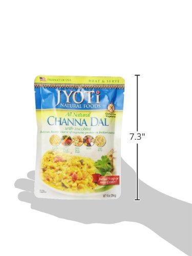 Jyoti Natural Foods Channa Dal with Zuchhini, 10-Ounce (Packaging may vary slightly)