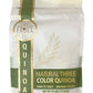 Natural Royal Bolivian Tricolor Quinoa - 25 Pound Bulk Bags - White Red Black Quinoa Blend (1:3 Each) | Bold Prewashed Whole Gra