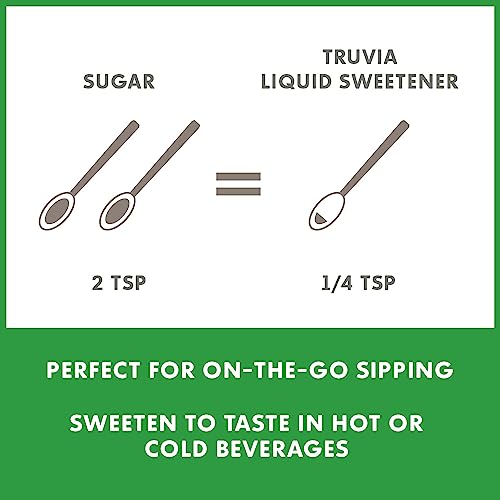 Truvia Zero-Calorie Liquid Sweetener From The Stevia Leaf, 2.7 Fl Oz Bottle, Caramel Flavor (Pack Of 6)