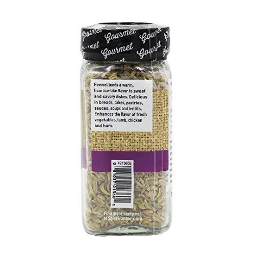 Spice Hunter The India Fennel Seasoning Whole 1.6 Oz, (Pack Of 6)